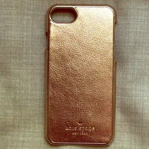 Kate Spade rose gold iPhone 7 case
